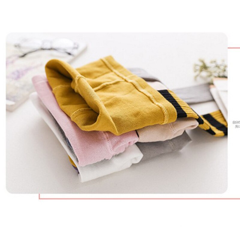Pantimedias a rayas para niñas pequeñas, mallas de algodón de , pantalones tejidos, ropa de 1 a 8 años, primavera y otoño