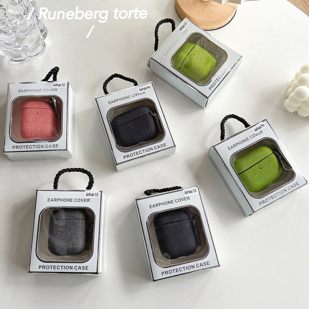 Funda protectora de tela para auriculares Apple Airpods 4, 3, 2, 1 Pro 2, con llave, cierre de Metal, funda para auriculares Bluetooth para Air Pods Pro2
