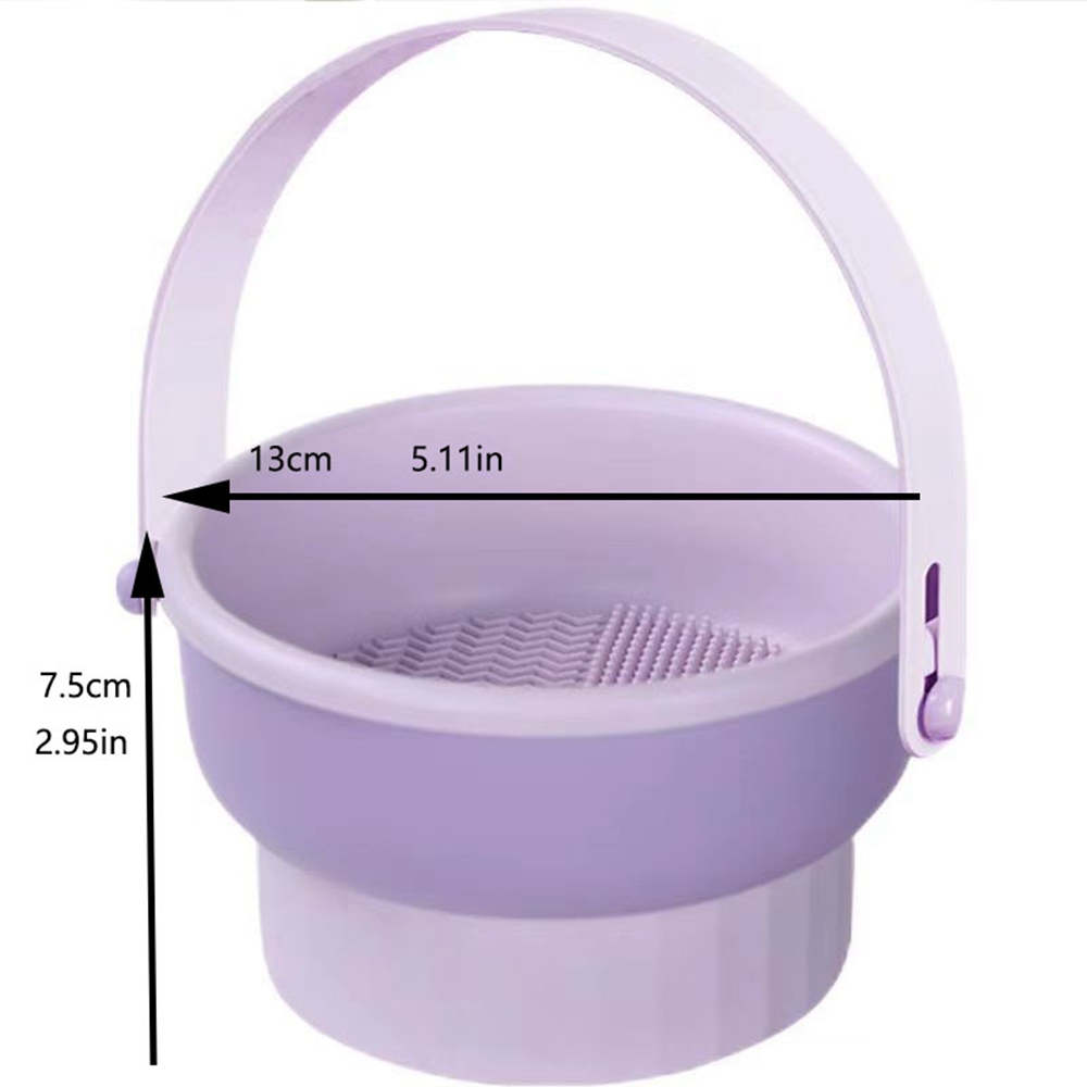 1 pz ciotola di lavaggio in silicone scatola di pulizia per pennelli per trucco set di strumenti per asciugare le uova soffio di polvere rondella spugna artefatto di stoccaggio