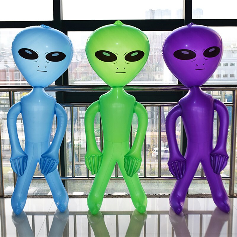 1pc PVC Inflatable Alien Model Party Supplies Inflatable Model For Festival Bar Inflatable Alien Model