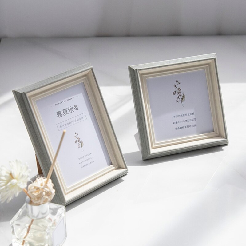 Plastic Photo Frame 6in/7in/A4 Size Picture Frame Table Decor Supplies