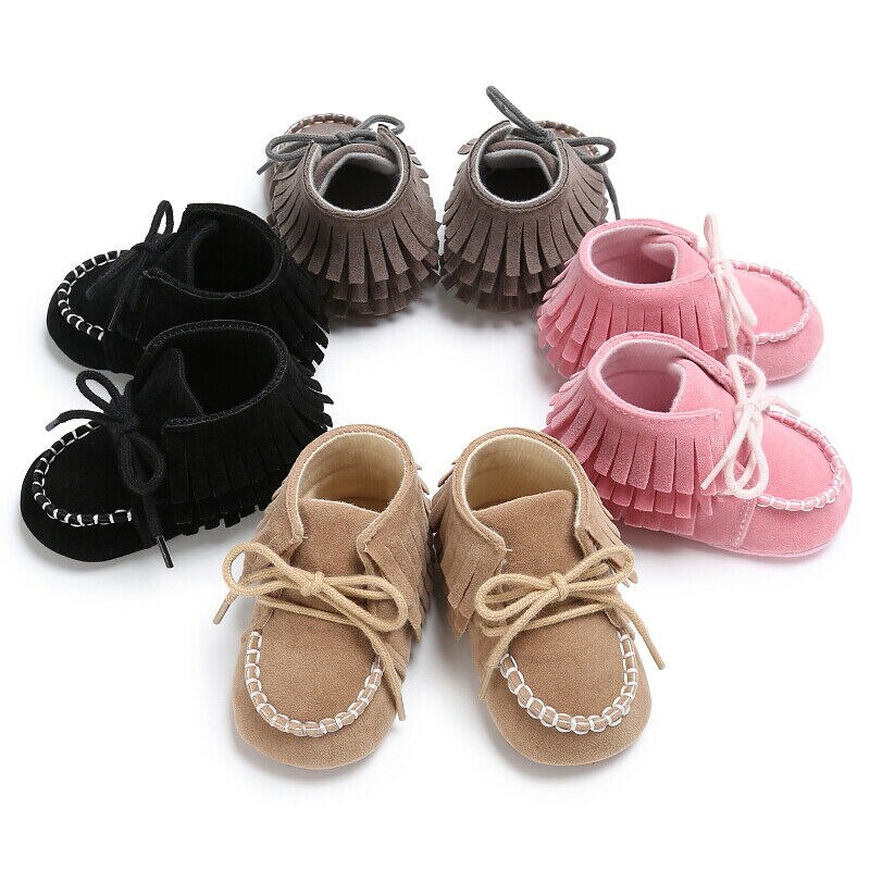 Chaussures de berceau à semelle souple 0-18M | Baskets mignonnes de Bandage pour bébés filles et garçons, Prewalker d'hiver chauds avec pompon