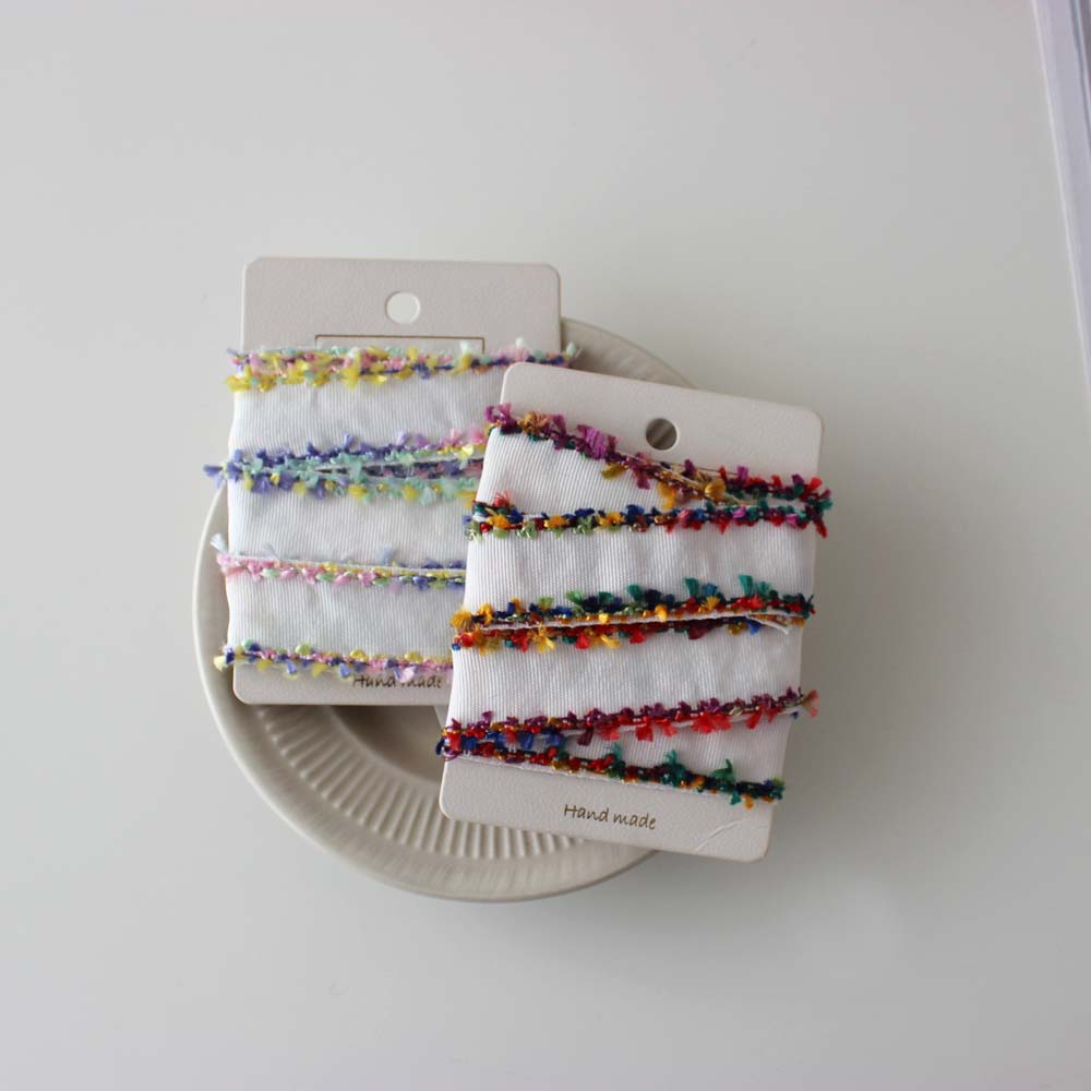 1 Yard 2.5cm Embroidered Lace Trim Ribbon Fabric webbing Grosgrain Trimming Handmade DIY Costume Dress Sewing Supplies Craft