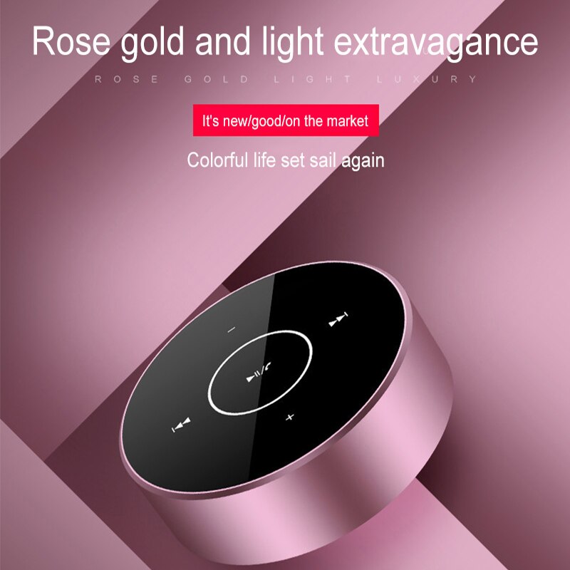 Round speaker portable external speaker wireless bluetooth powered speakers pa system laptop computer