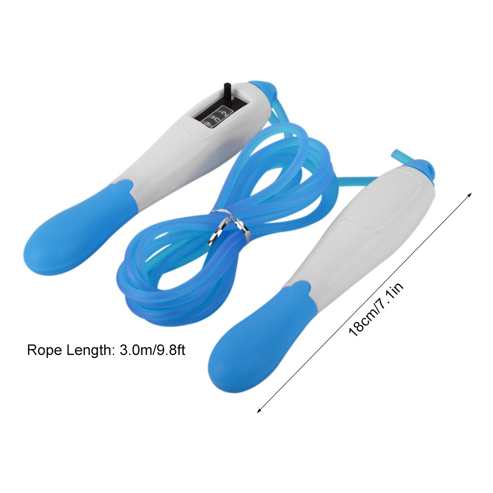 9.8ft Adjustable Jump Rope with Counter Skipping Rope Fast Speed Counting Skipping Rope for Home Fitness Training