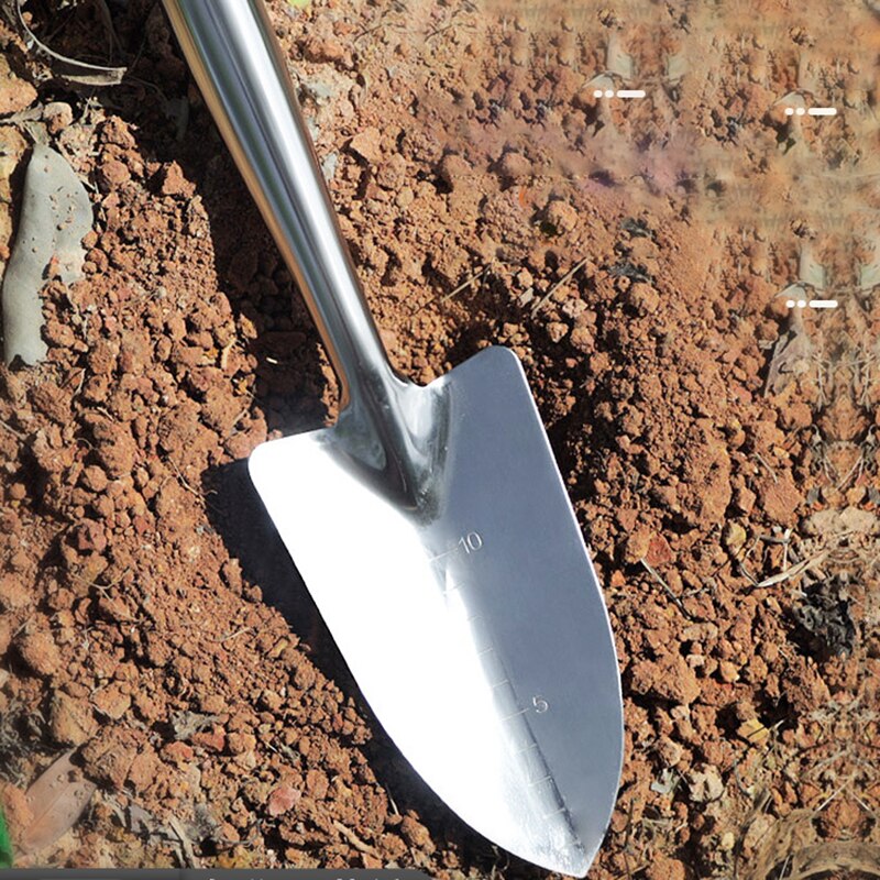 1/3/5 Piece Set 201 pala in acciaio inossidabile per uso domestico piante in vaso piantare all'aperto scavare sabbia allentando terreno attrezzi da giardino
