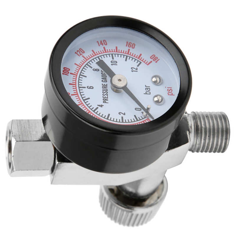 1/4in Adjustable Air Pressure Regulator Automotive Equipment Accessories Air Control Valve Air Regulator Valve