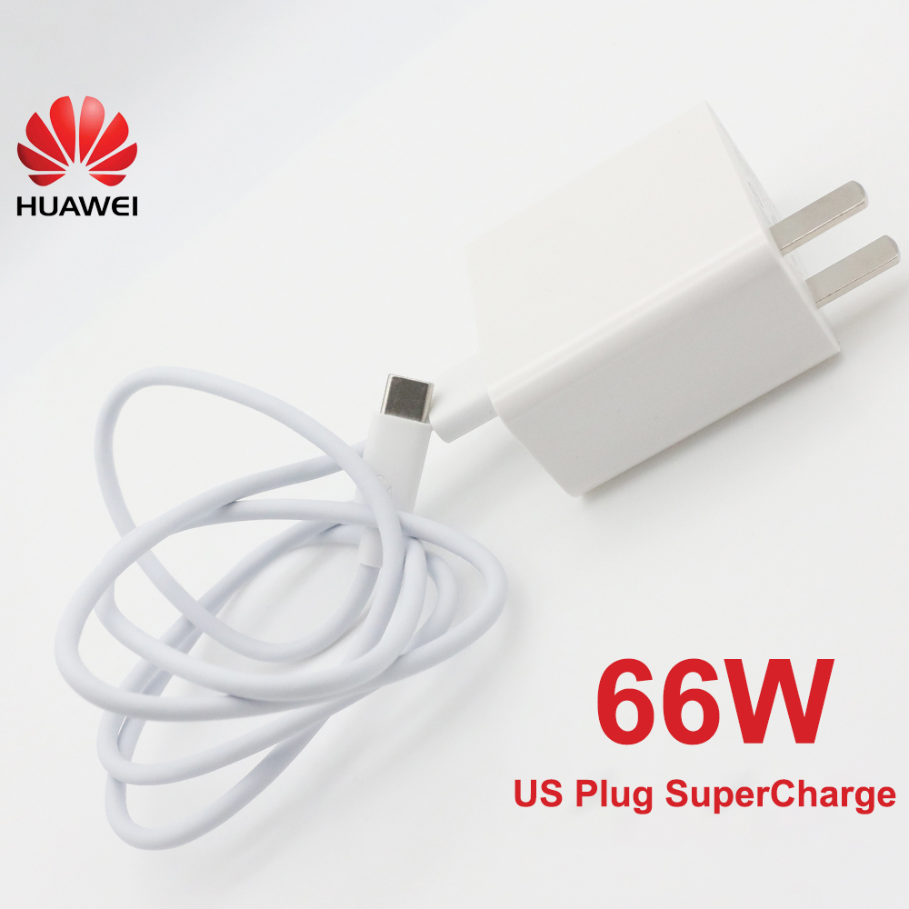 Cargador súper rápido supercarga UE EE. UU. de 66W para Huawei P40 P50 P30 Pro Mate 50 40 30 Honor 50 Majic 3 4 2 Honor 80 70 60 SE 50 Pro: CH