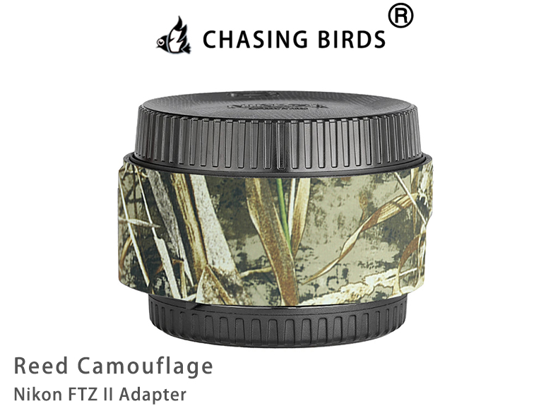 CHASING BIRDS Camouflage Waterproof Protective Coat for Nikon FTZ II Adapter rainproof cover: Dark Khaki