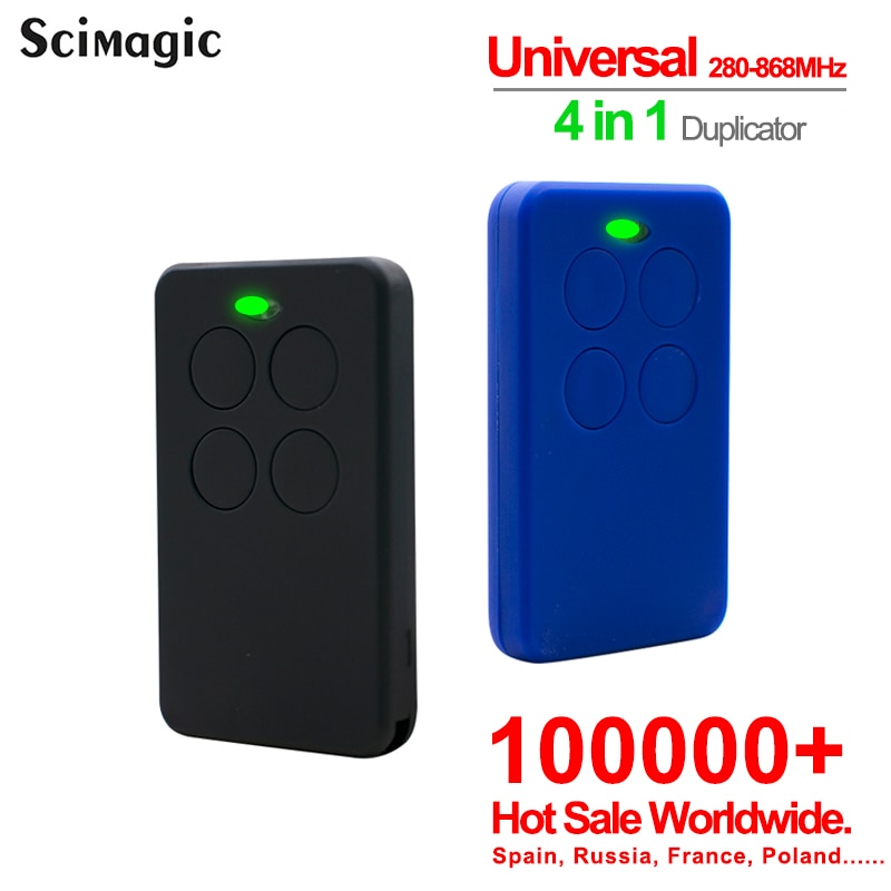 Garage Remote Multifrequency 287Mhz Tot 868Mhz Duplicator Controle 4 In 1 Gate Opener Voor Vaste Rolling Code 433mhz 433.92