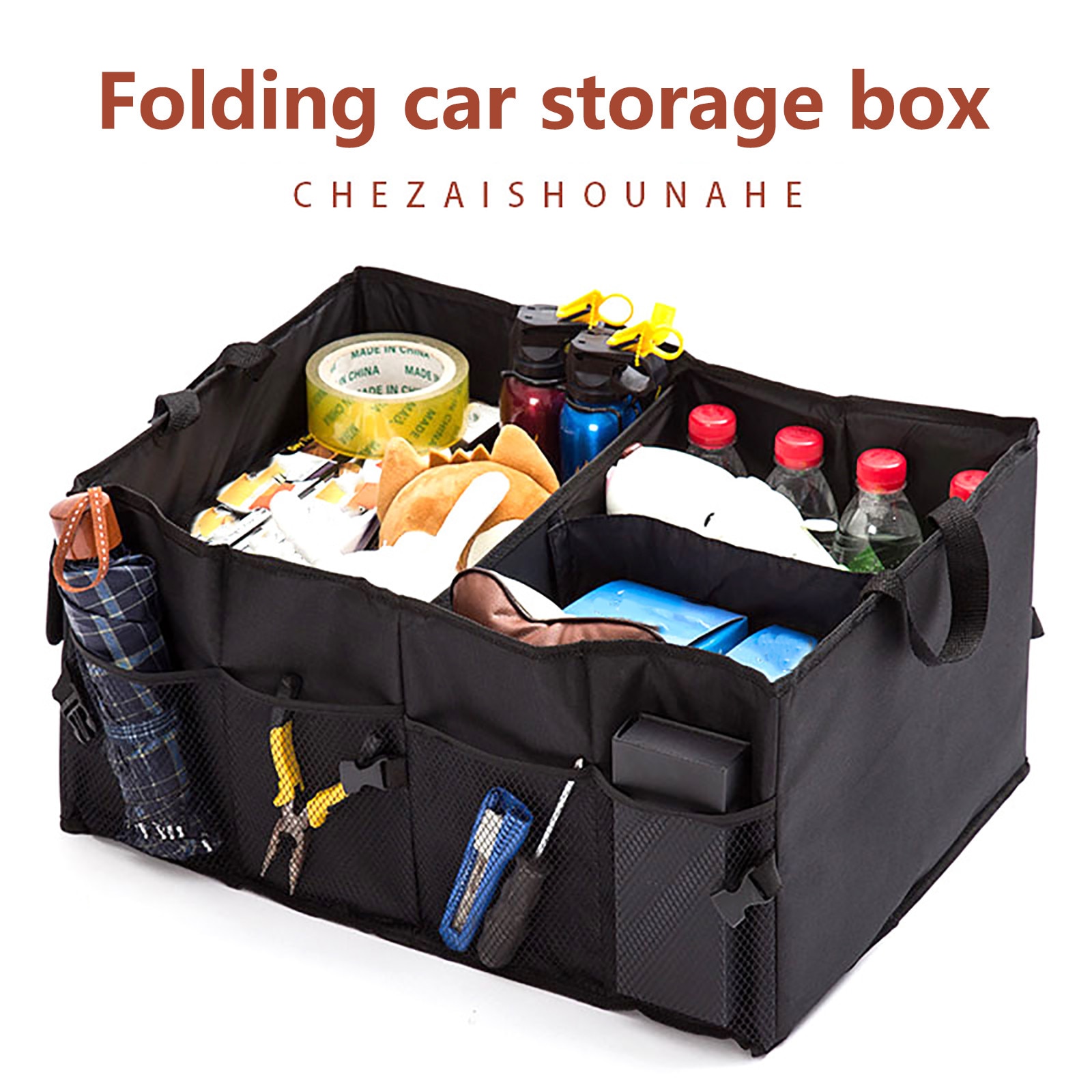 Multifunction Car Trunk Storage Box Waterproof Foldable Organizer Bag Container Case Protable Tools Car Interior Container Box