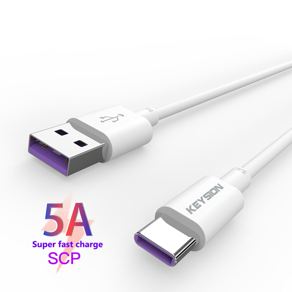 KEYSION USB C Kabel 5A Aufzurüsten USB Typ C Kabel für Huawei P30 P20 Profi Kamerad20 10 Profi P10 Plus lite Schnelle Ladung Schnell Kabel: Ursprünglich Titel