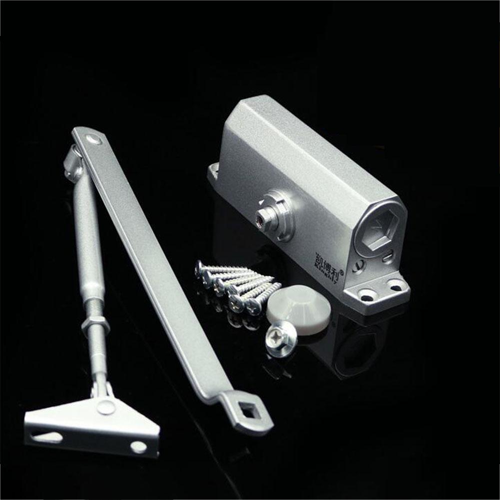 Adeeing Small Automatic Adjustable Door Closer Door Hinge for Wooden Cabinet Fire Door No Fix