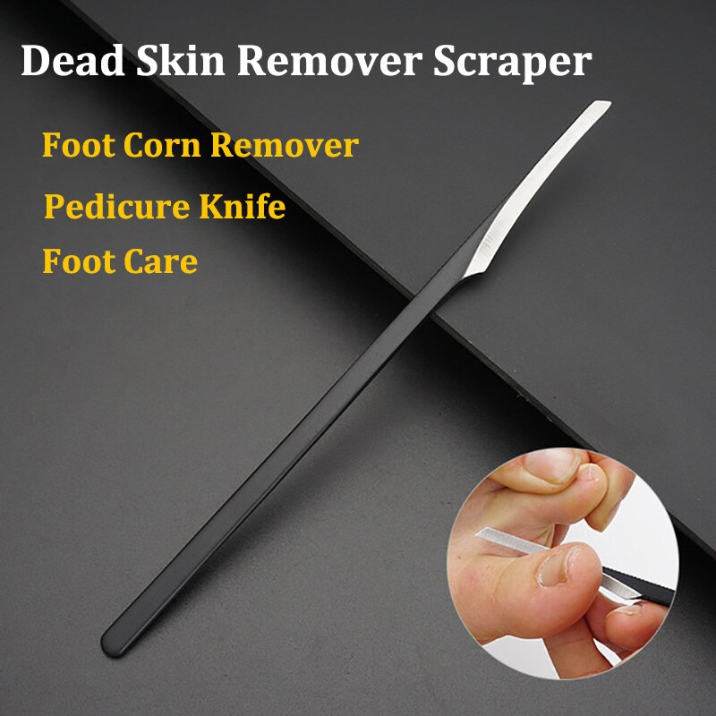 Rvs Voet Maïs Remover Pedicure Mes Hand Voetverzorging Eelt Dead Skin Remover Schraper Pedicure Voetverzorging Gereedschap
