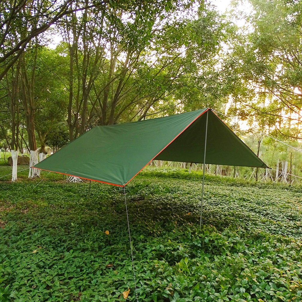 5X3M 4X3M Tarp Tent Luifel Waterdicht Schaduw Ultralight Tuin Luifel Zonnescherm Outdoor Camping Strand zon Onderdak Hangmat Regen Vliegen