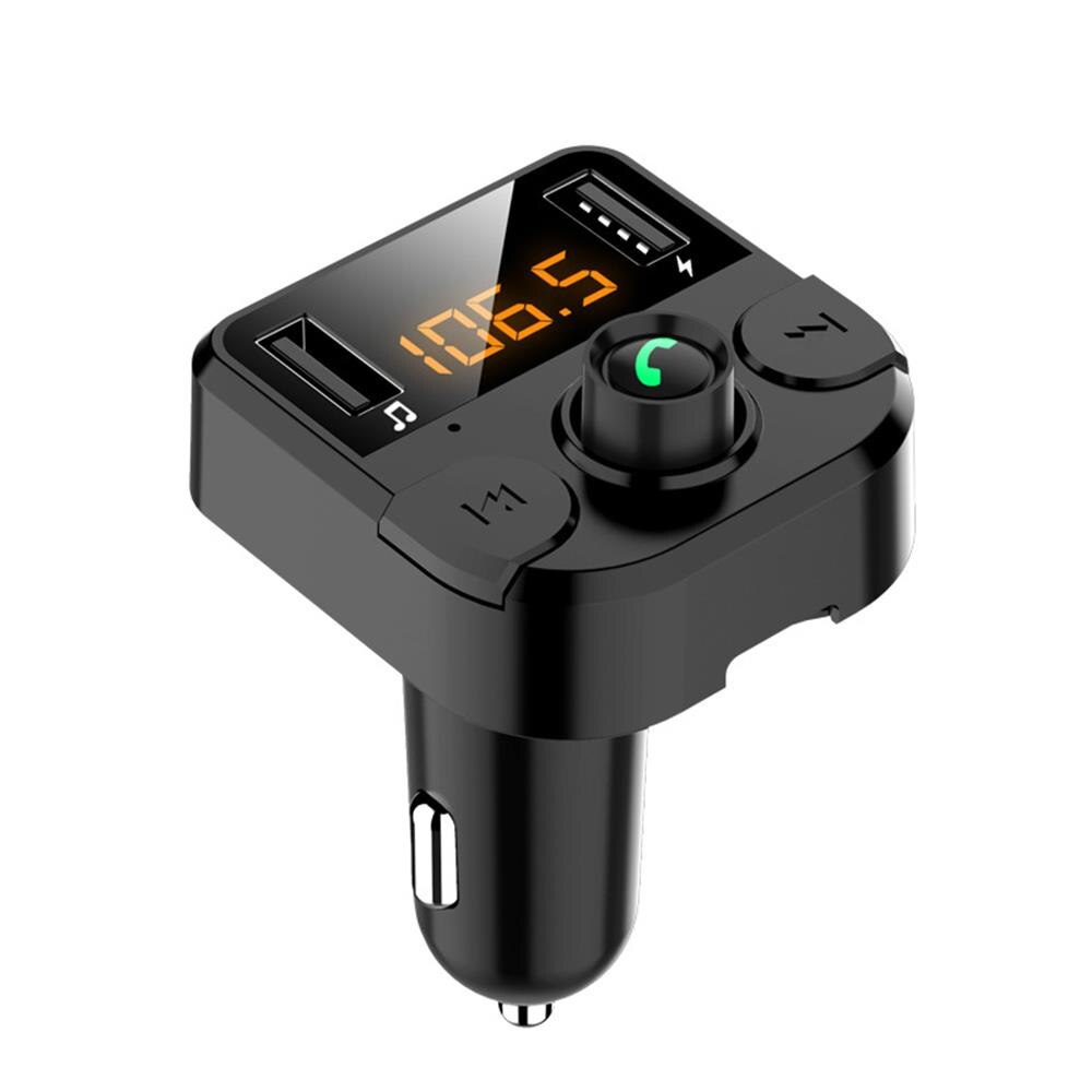 Smart Car FM Transmitter BT36B Bluetooth 5.0 Handsfree Stereo Music FM Transmitter Bluetooth Universal Dual USB FM Adapter