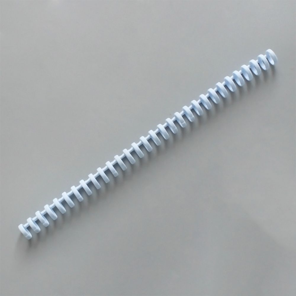 Circle Ring File Organizer Plastic Comb Bindings Notebook Binding Spines Loose Leaf Book Binder Rings Binder: blue 30 Holes