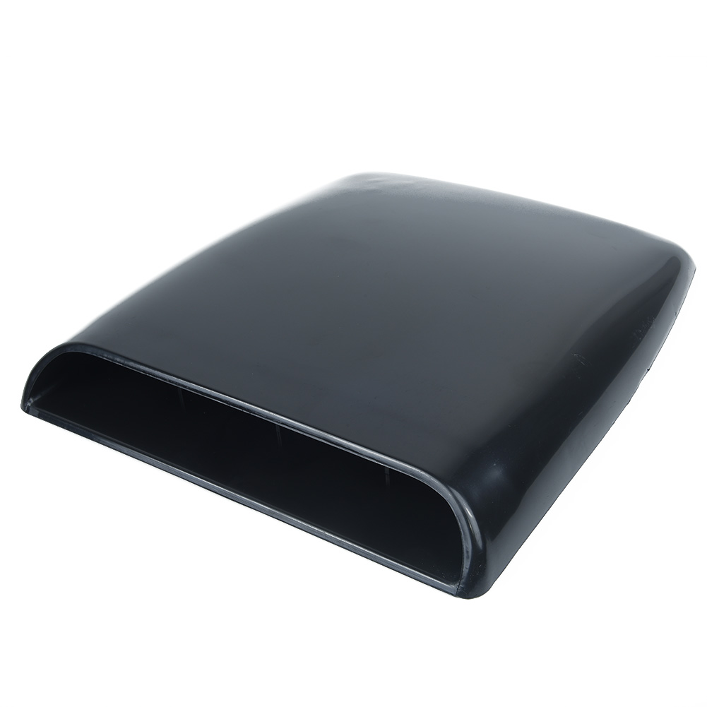 1 stk hvit/svart bil-styling panser panser scoop luftstrøm inntak ventil deksel trim bil eksteriør dekorativt klistremerke universal: Svart