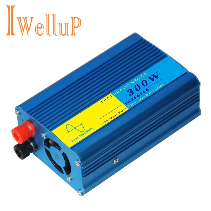 Ren sinusbølge inverter 12v 220v 300w fuld effekt 600w ren sinus bølge effekt bil inverter 12v 220v dc til ac power inverter