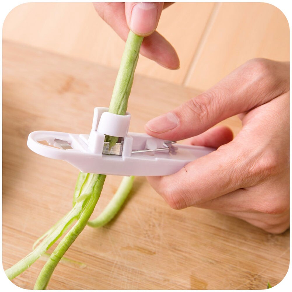 French Style Green Bean Vegetable Runner Slicer Cutter Stringer Remover Peeler Kitchen Tool MAZI888