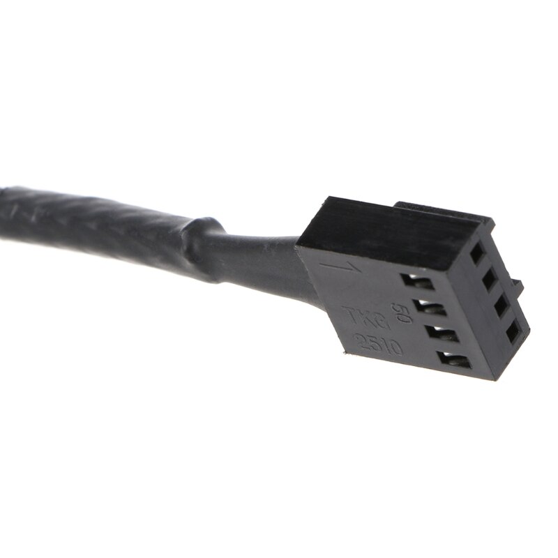 1 to 5 4- pin molex  tx4 pwm cpu kjølevifte splitter adapter flettet strømkabel