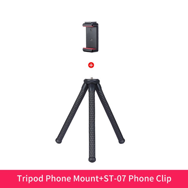 Ulanzi MT-11 elastyczny statyw trójnożny do DSLR Smartphone 2 w 1 statyw przedłużyć 1/4 ''śruba do Magic Arm światło Led do kamery: Only Tripod W ST-07