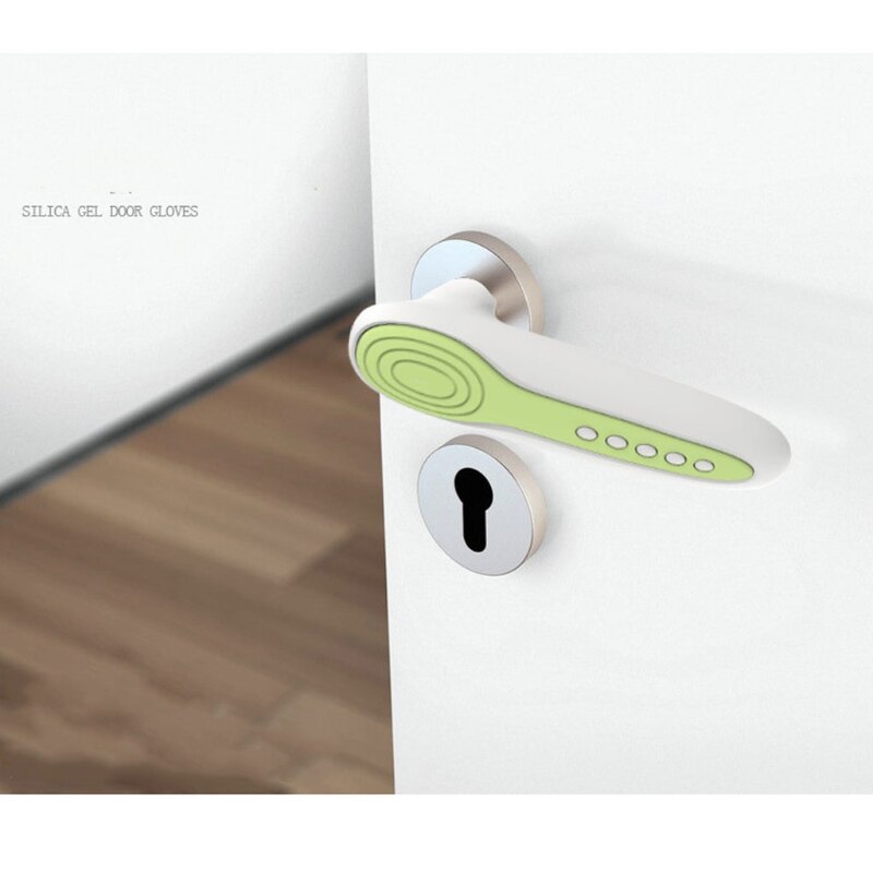 Protège-poignée de porte en Silicone, protection anti-choc pour poignée de porte