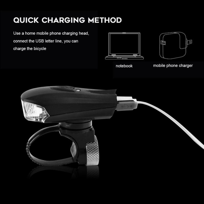 1200mAh Induktion Fahrrad Licht Vorne Licht einstellen USB Aufladbare Clever Scheinwerfer Nacht Reiten Warnleuchte Fahrrad Zubehör