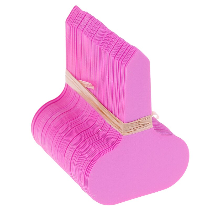 100 Stck 5*7cm Kunststoff Pflanze Etikett Etikett Kindergarten Rasen Etikett Anlage Klassifizierung Etikett Ist Nicht Verderbliche: Rosa