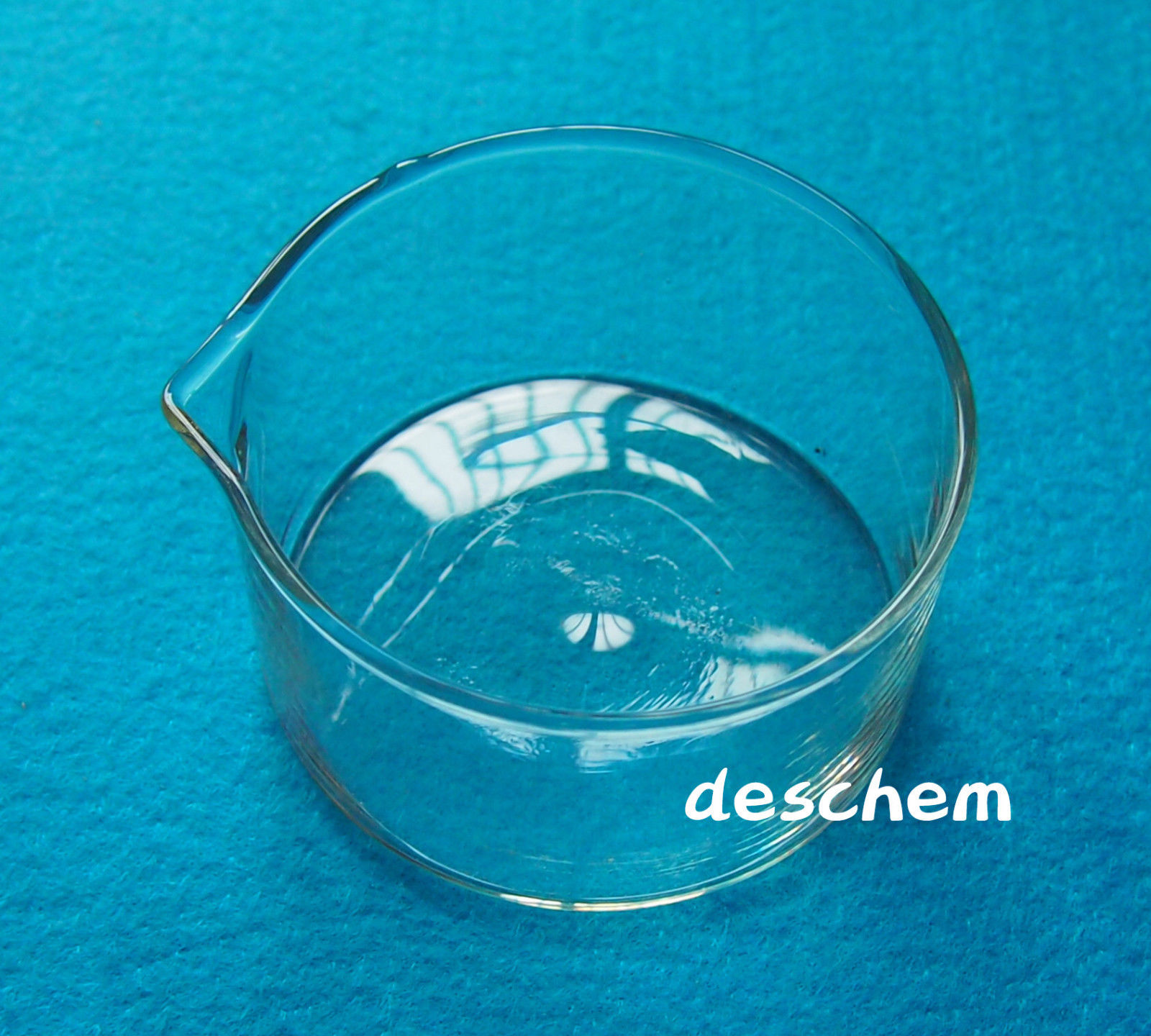 150mm*75mm,Glass Crystallizing Dish,Heavy Wall Lab Chemistry Glassware