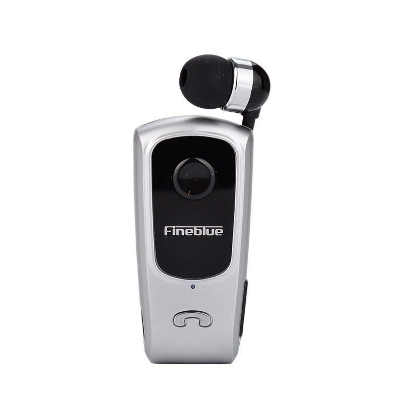 Auricolari Bluetooth Fineblue F920 - Sport Corsa Wireless Chiamate Stereo Vibrazione Lavalier: Grigio Chiaro