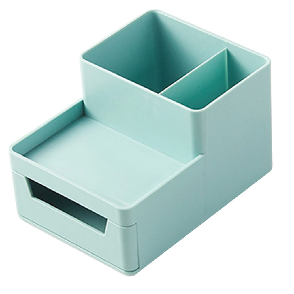 A4 Paper Organizer Document Pen Case Office Table Desk Storage Superposition Filling File Box Plastic A4 Size Storage B: C green