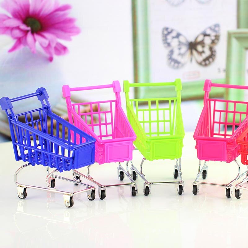 De kraam kinderen spelen speelgoed Mini supermarkt trolleys puzzel speelgoed auto simulatie De beste cadeau voor kinderen