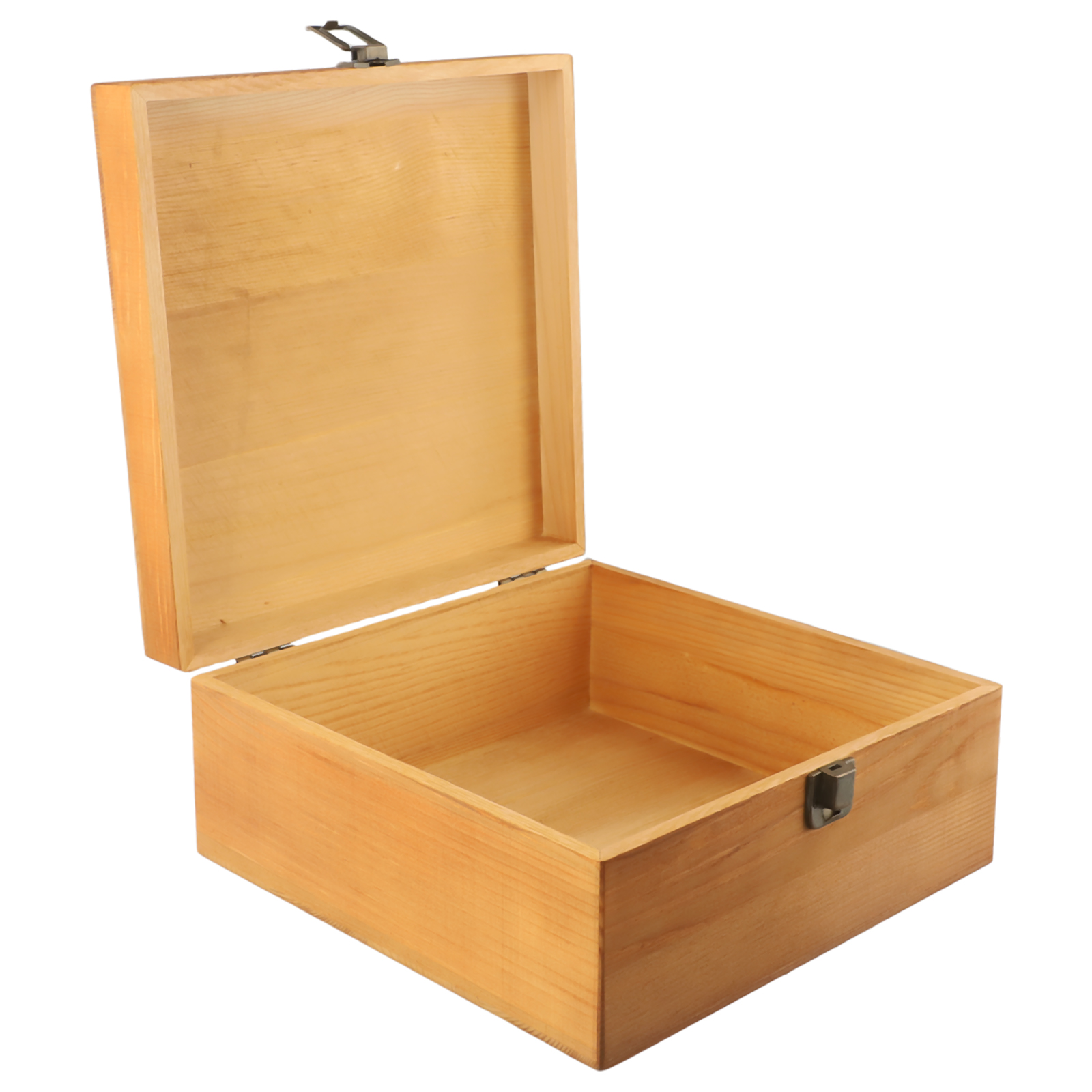 Wooden Storage Box Pine Rectangular Flip Solid Wood Box Handmade Craft Case Wooden Jewelry Storage Box Home Decoration