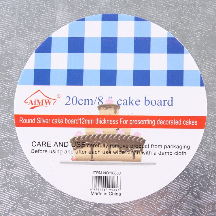 Cake Transfer Device Transfer Board Paper Cake Decorating Taking Mobile Tray Shovel Sugar Demixer Cakes Lifter Decor Tools: 20cm-8inch