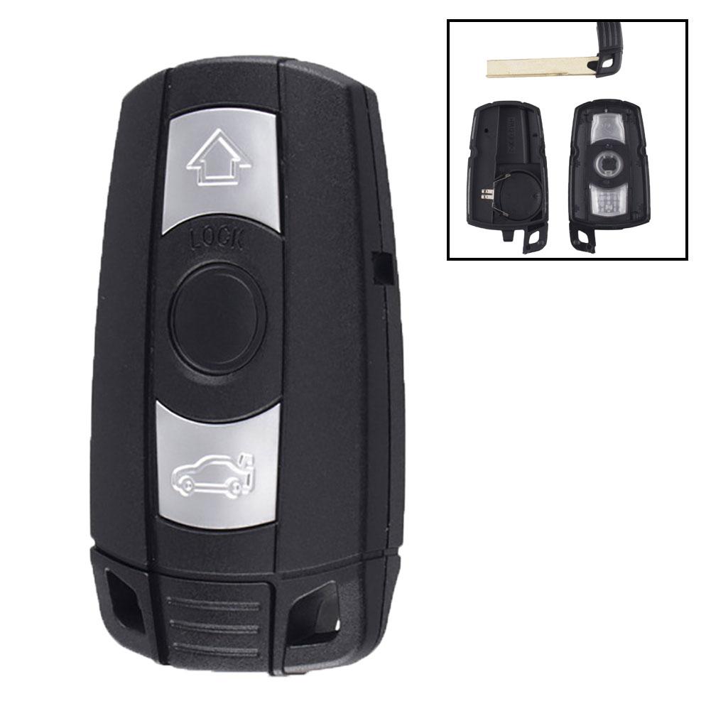 3 Buttons Car Remote Key Fob Case Cover for BMW 1 3 5 6 7 Series E90 E91 E93