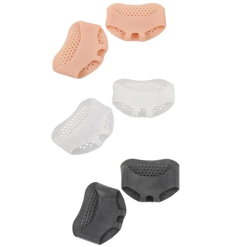 2/4/6pcs Silicone Metatarsal Pads, Toe Separation Foot Pads, Orthopedic Foot Massage Insoles, Forefoot Socks, Foot Care Tools: Pink