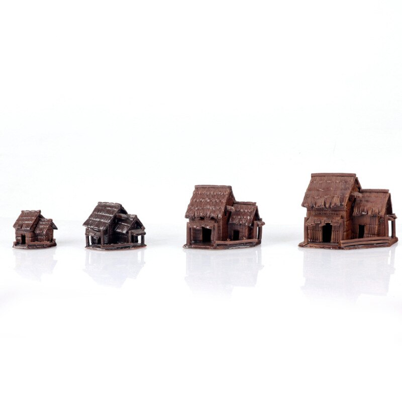 Aquarium Mini Keramik Panzer Haus Bungalow Ornamente Aquarium Fisch Panzer Decoornations Bonsai Landschaftsbau Dekor