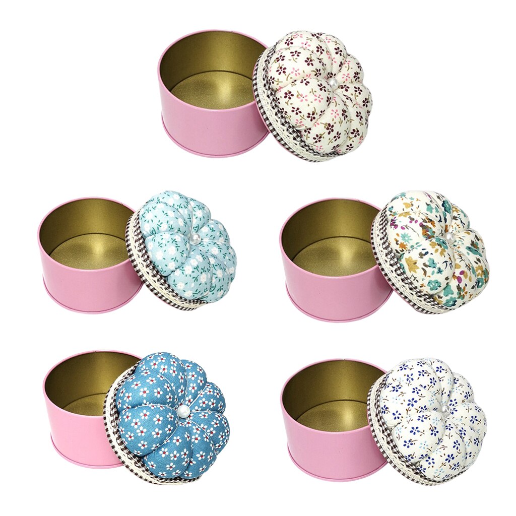 Needle Pin Cushion Pincushion Pin Round Shape Soft Cloth Pin Cushion Sewing