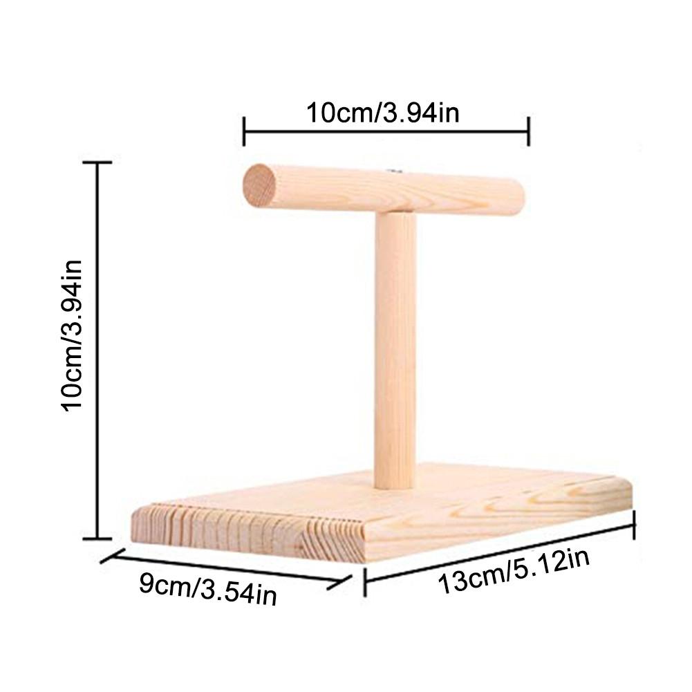 Percha para pájaros, juguetes para loros, soporte de madera Natural para colgar pájaros, soporte de madera para oficina, juguete para morder de Ave