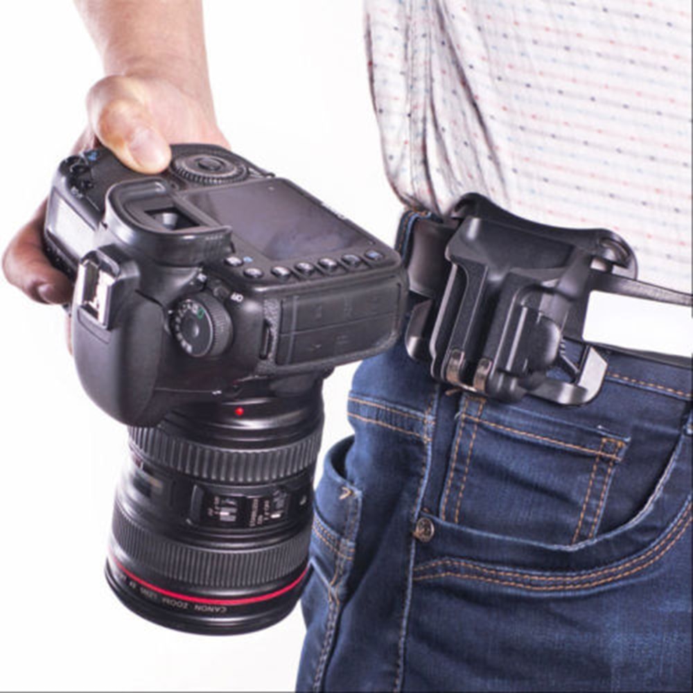 Taille Gürtel für Sony Canon Nikon SLR DSLR Kamera Schnell Strap Ladegerät Holster Aufhänger Taste Schnalle Montieren Clip Kamera Zubehör