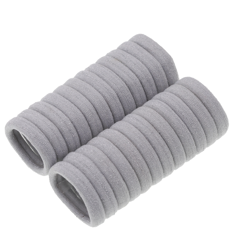 4.5 cm vrouwen haar rubber Meisjes Hoofdbanden haar Houders Kleurrijke Elastische Haarbanden kinderen Vrouwen Haaraccessoires hoofddeksels 24 stks/partij: GRIJS