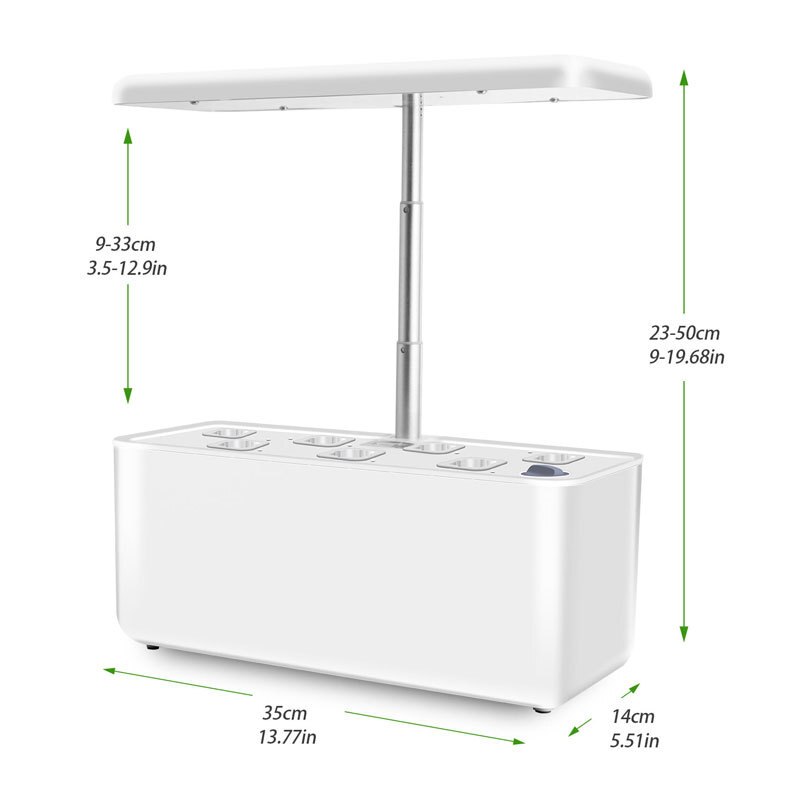Hydroponics Growing System with LED Grow Light, Indoor Herb Garden Starter Kit, Smart Garden Planter Home Kitchen Hydroponic Kit