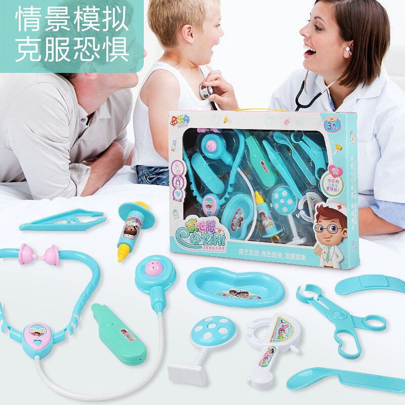 10PCS Doctor Play Set Toys for Children Girls Kid Doctor Toys Doctor