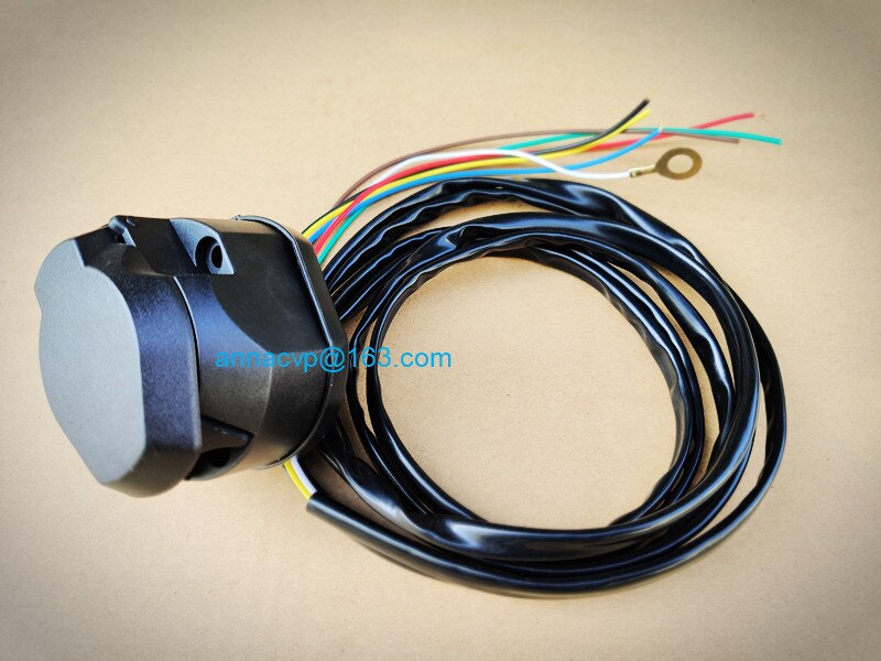 7 pin trailer plug plastic socket prewired truck automotive parts boat, trailer connector, trailer plug socket,trailer parts