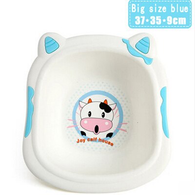 Lavabo pour enfants bébé lavabo Portable bébé lavabo en plastique incassable baignoire visage lavabo: Bleu