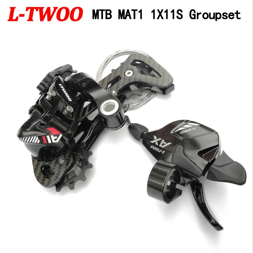Ltwoo mått 1 1 x 11 hastighed gruppesæt skifter 11 hastighed bagskifter carbon beslag kompatibel 52t kassette til shimano xt sram 11 s