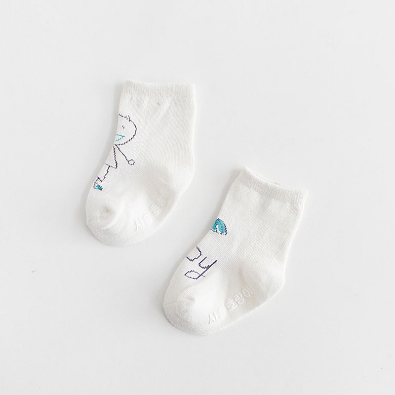 Leuke Lente Herfst Baby Sokken Pasgeboren Katoenen Baby Jongens Meisjes Leuke Peuter Asymmetrie Anti-Slip Sokken Voor Baby &#39;S Winter: Boy / 24-48Month