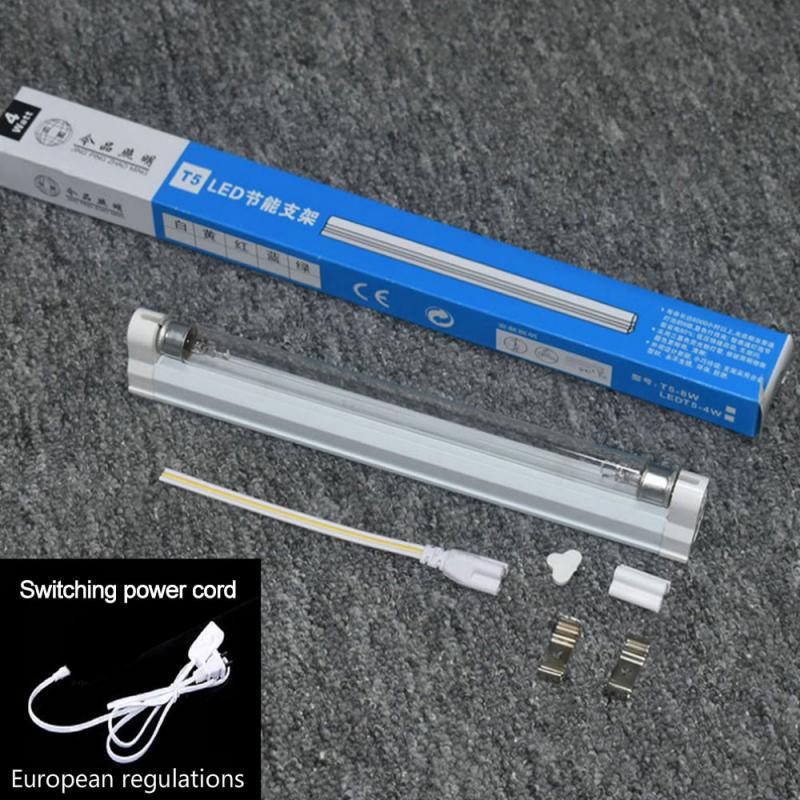 110/220V 6W 8W Ultraviolet Lamp Tube Bulb Bactericidal Lamp Germicidal Disinfect UV Light Ozone Sterilize Deodor Clean Air: With power cord US