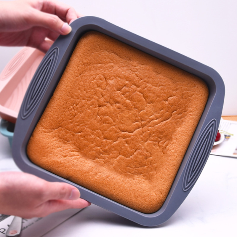Moldes de silicona para hornear, molde para pastel redondo estriado, formas antiadherentes para bollos de gelatina, molde para pan